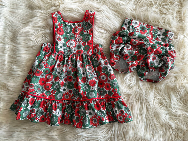 Retro Ruffle Pinafore