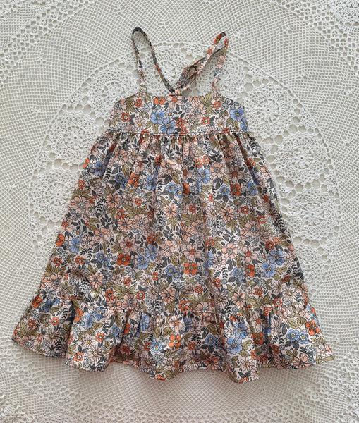 Bree Autumn Tie Up Dress