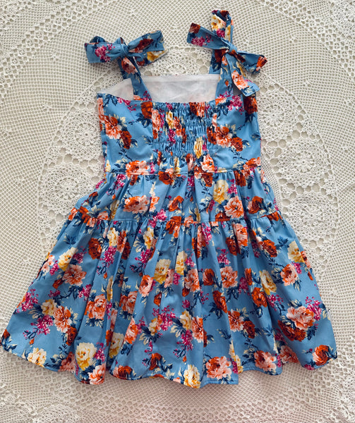 Blue floral Pippa dress
