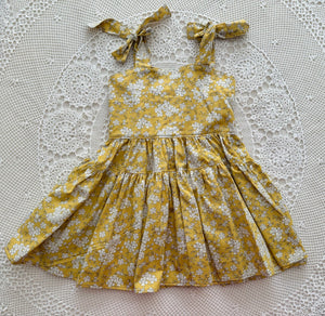 Mustard Floral Pippa Dress