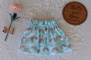 Rainbow Paper-bag Skirt
